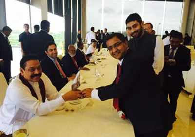 Buldana Urban Dr Sukesh Zamwar With President Of Shrilanka