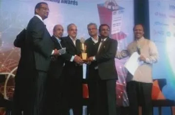 Buldana Urban Chairman Dr Sukesh Zamwar Banking Frontiers 2014 - Award At Hyderabad